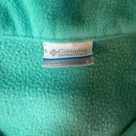 Columbia Seafoam Green Fleece Jacket - Picture 3 of 11